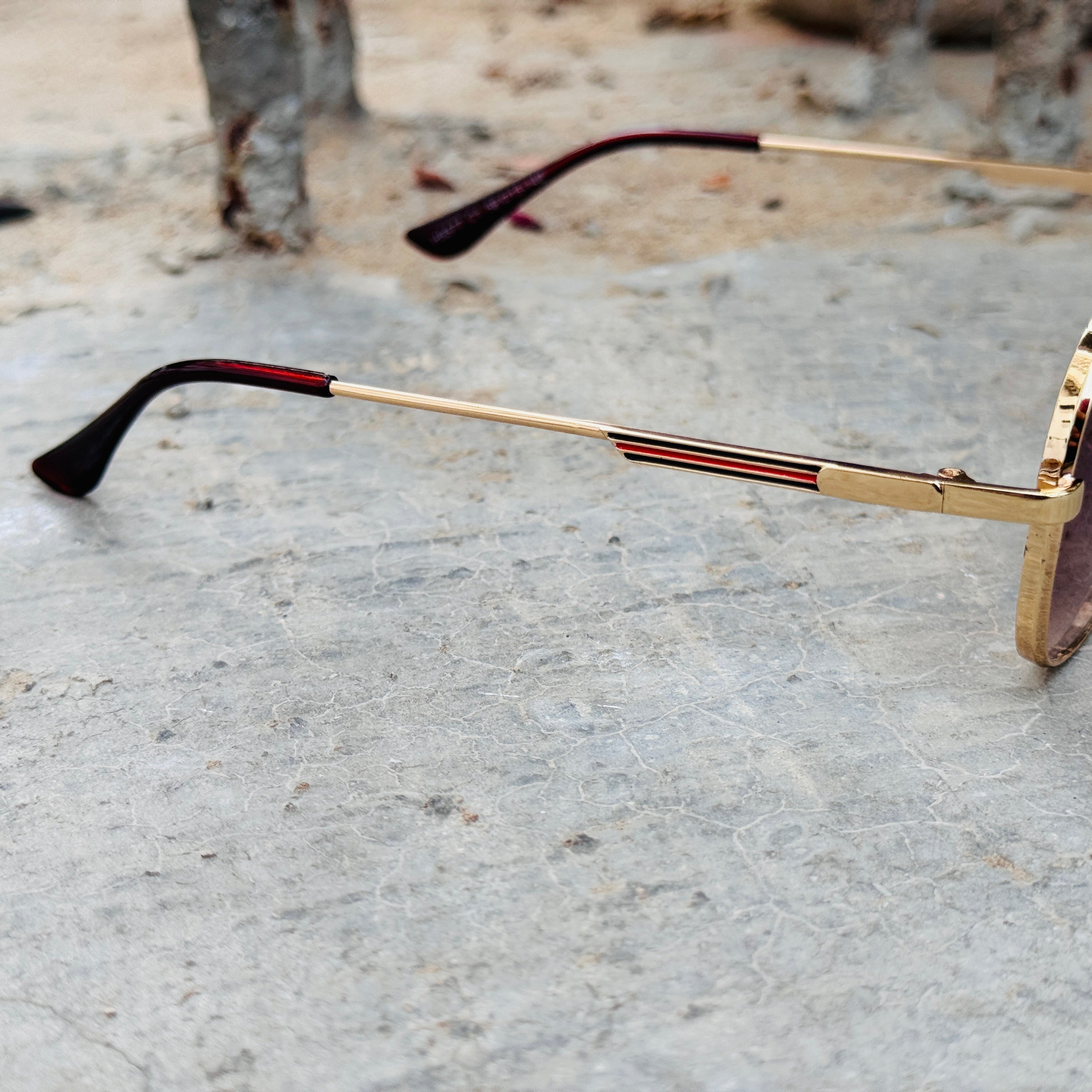 Gucci – 5577 – 56 – Golden Brown – Metal – Sunglasses – Unisex