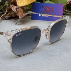 RayBan – 4416 – 51 – Golden Transparent –  Metal - Sunglasses – Unisex - Premium
