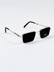 Louis Vuitton – 1438 – 54 – Silver Black – Metal – Sunglasses – Unisex