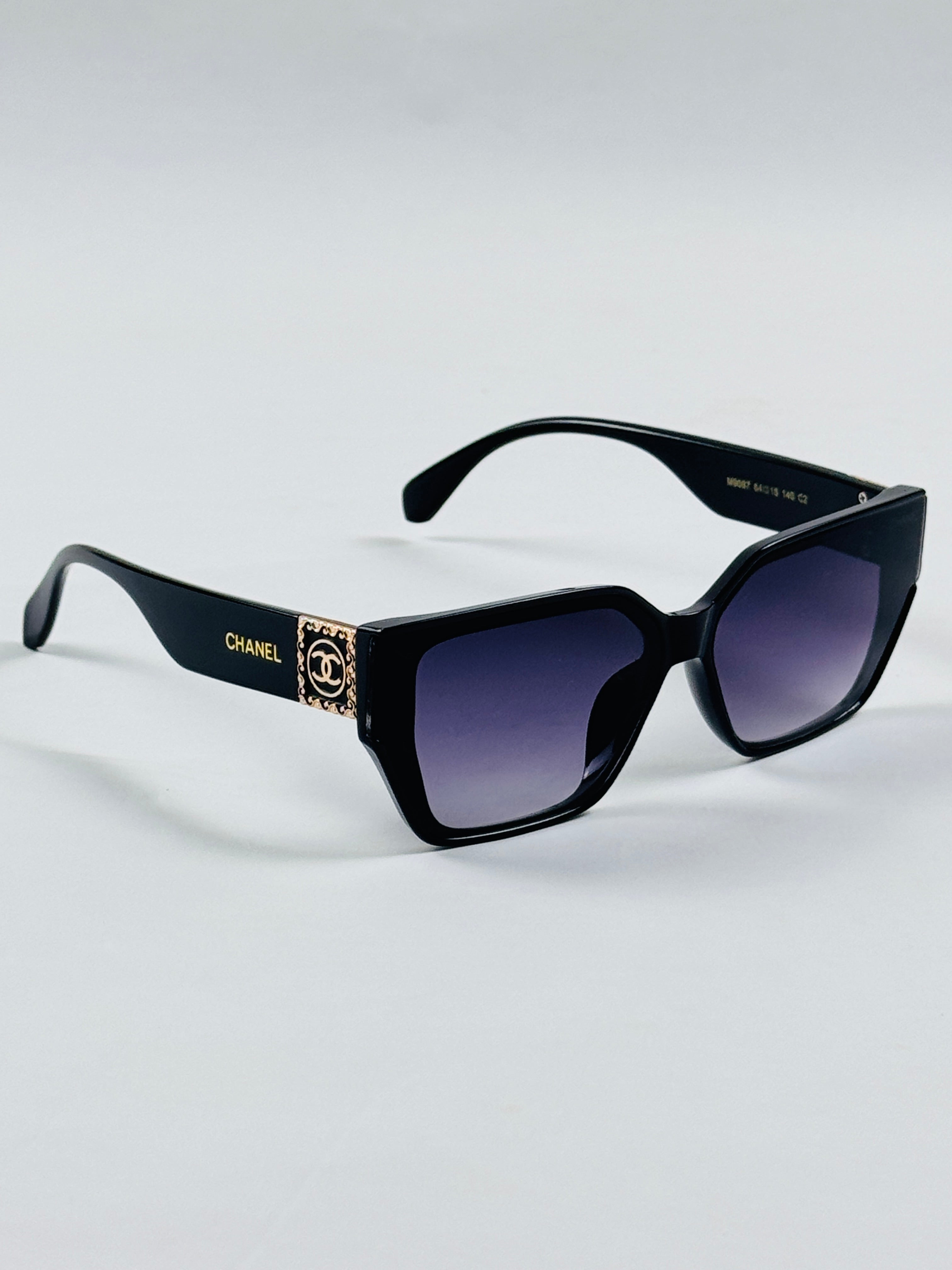 Chanel - 9097 – 64 – Black Gradient – Acetate – Sunglasses – Ladies