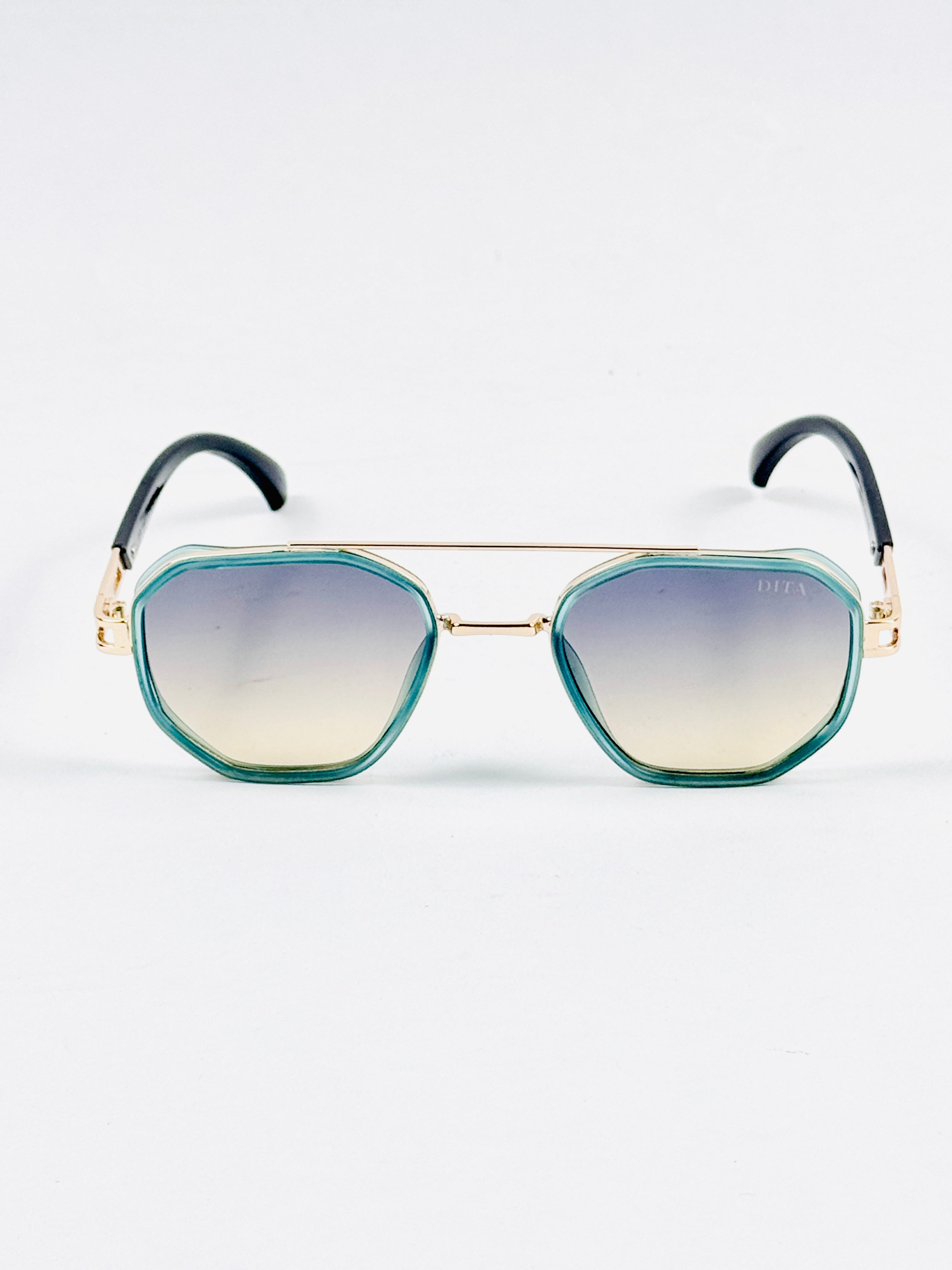 Dita – 2631 – 57 – Golden Green Multi – Metal – Sunglasses – Unisex