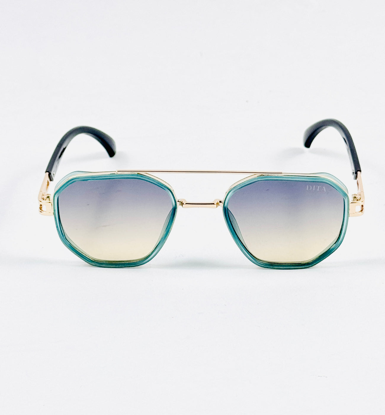 Dita – 2631 – 57 – Golden Green Multi – Metal – Sunglasses – Unisex