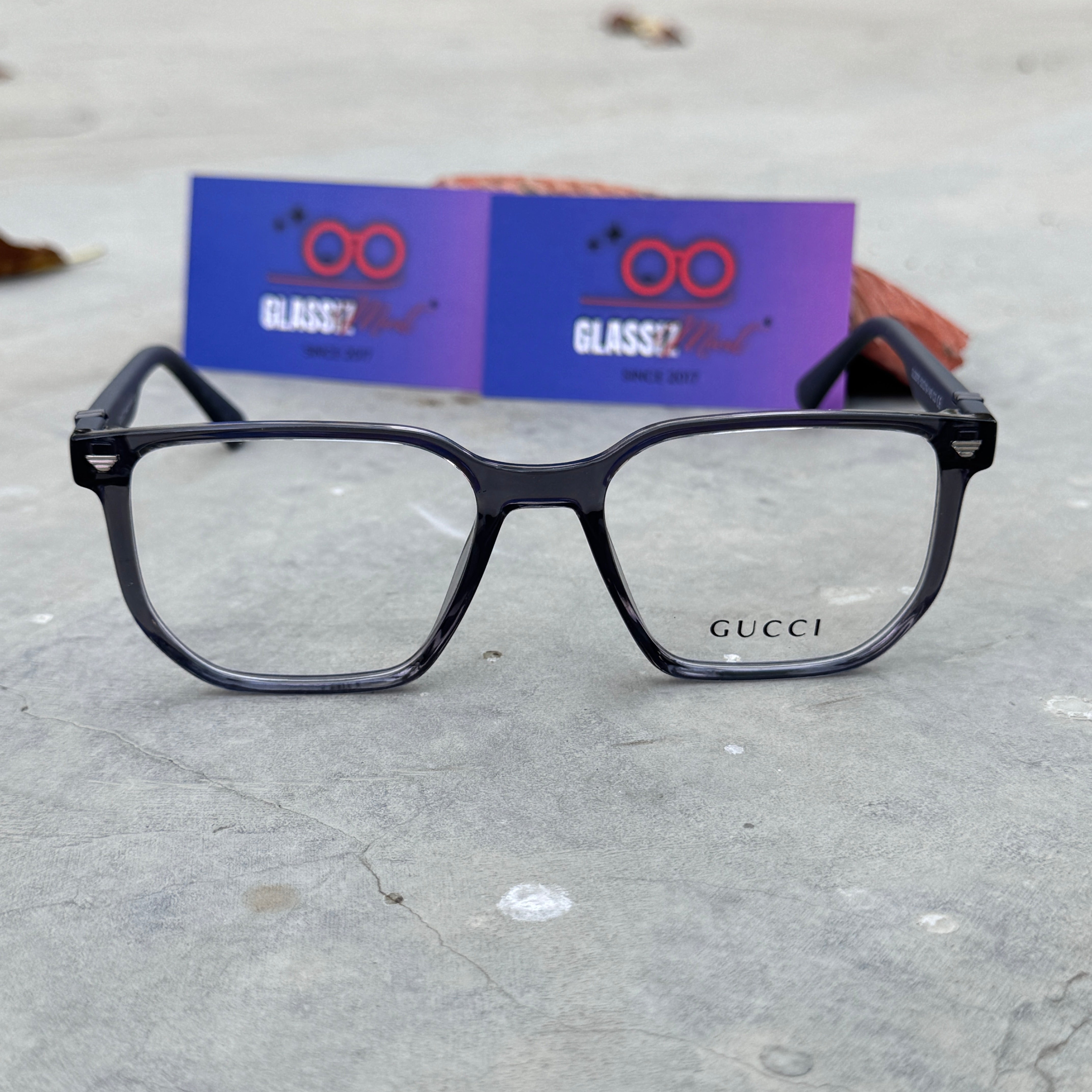 Gucci – 575 – 53 – Grey –  Acetate - Optics – Unisex - Premium