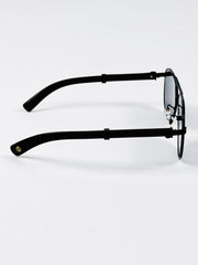 Cartier – 23169 – 60 – Black – Metal – Sunglasses – Unisex