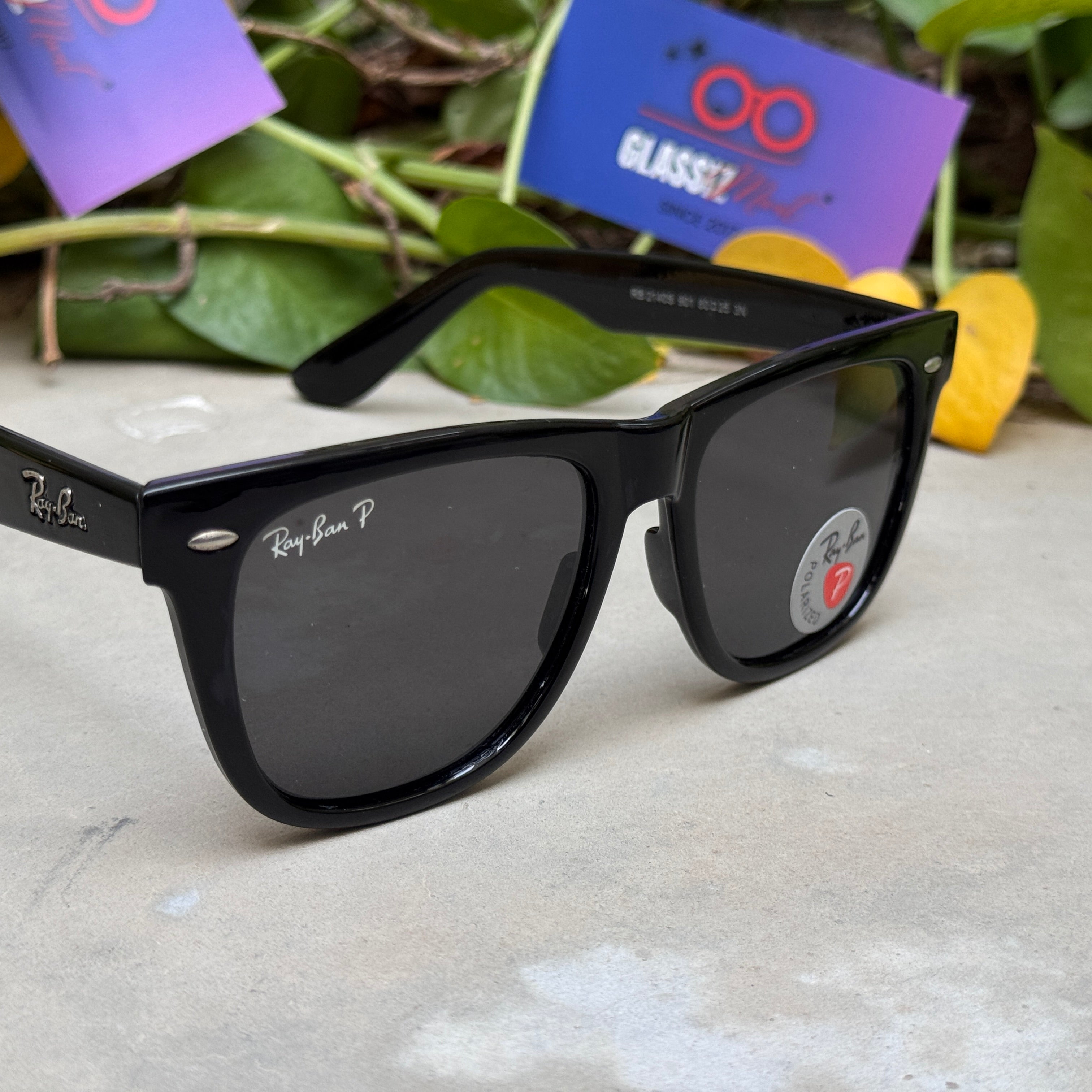 RayBan – 2140 – 60 – Black –  Acetate- Sunglasses – Unisex