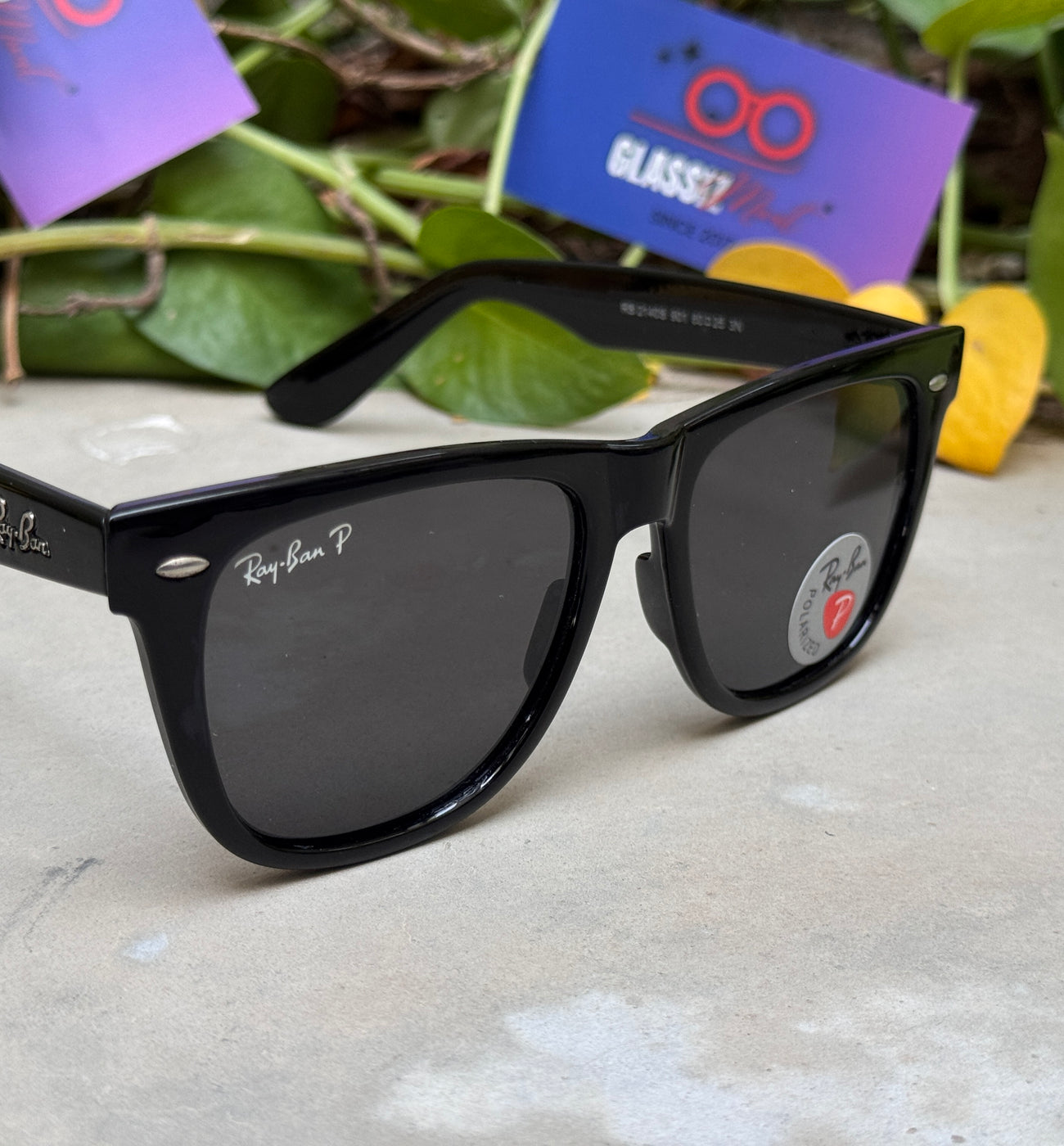 RayBan – 2140 – 60 – Black –  Acetate- Sunglasses – Unisex