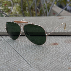 Rayban – 8026 – 62 – Golden Green – Metal – Sunglasses – Unisex - Premium