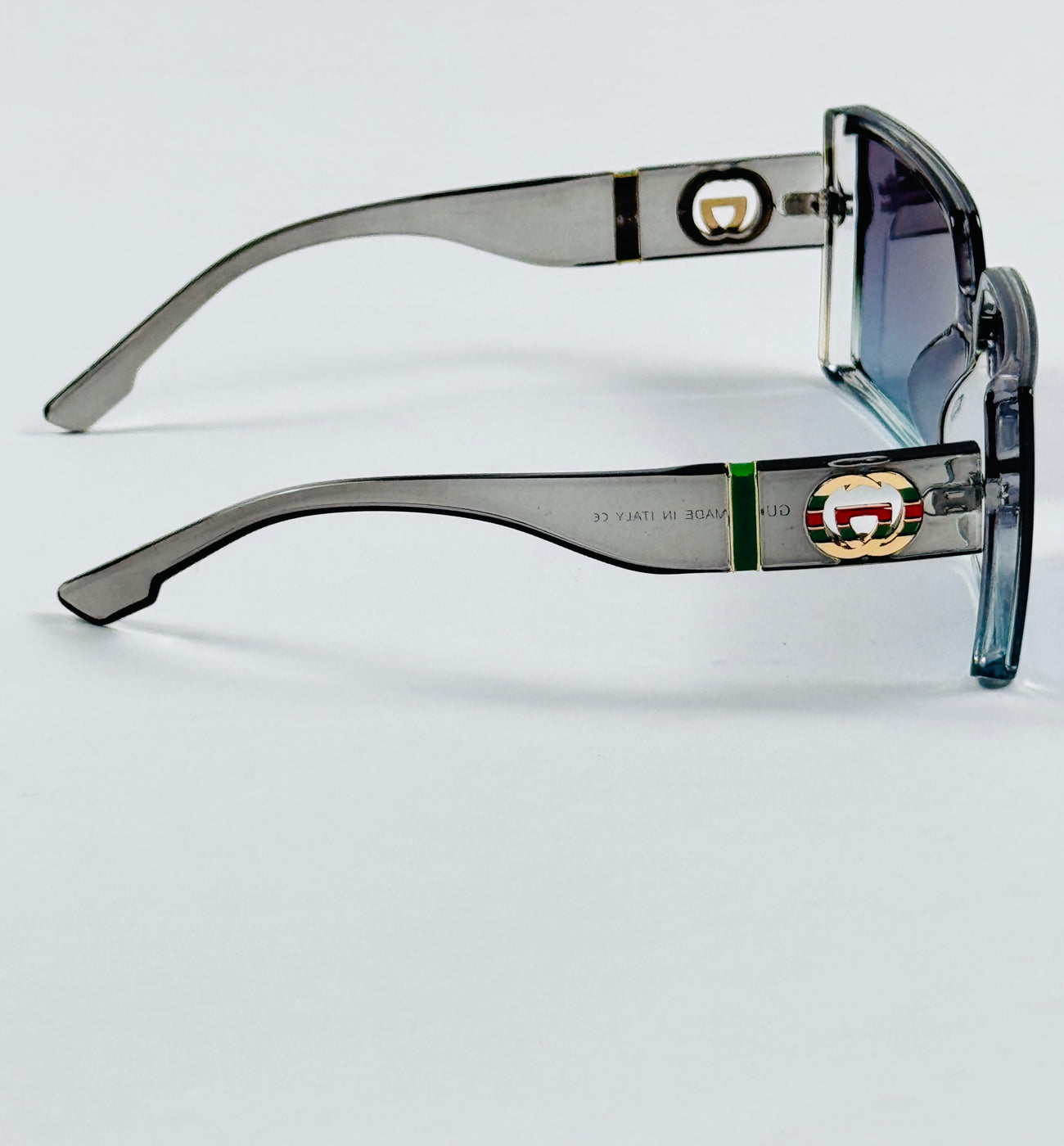 Gucci - 3374 – 56 – Grey Blue – Acetate – Sunglasses – Ladies