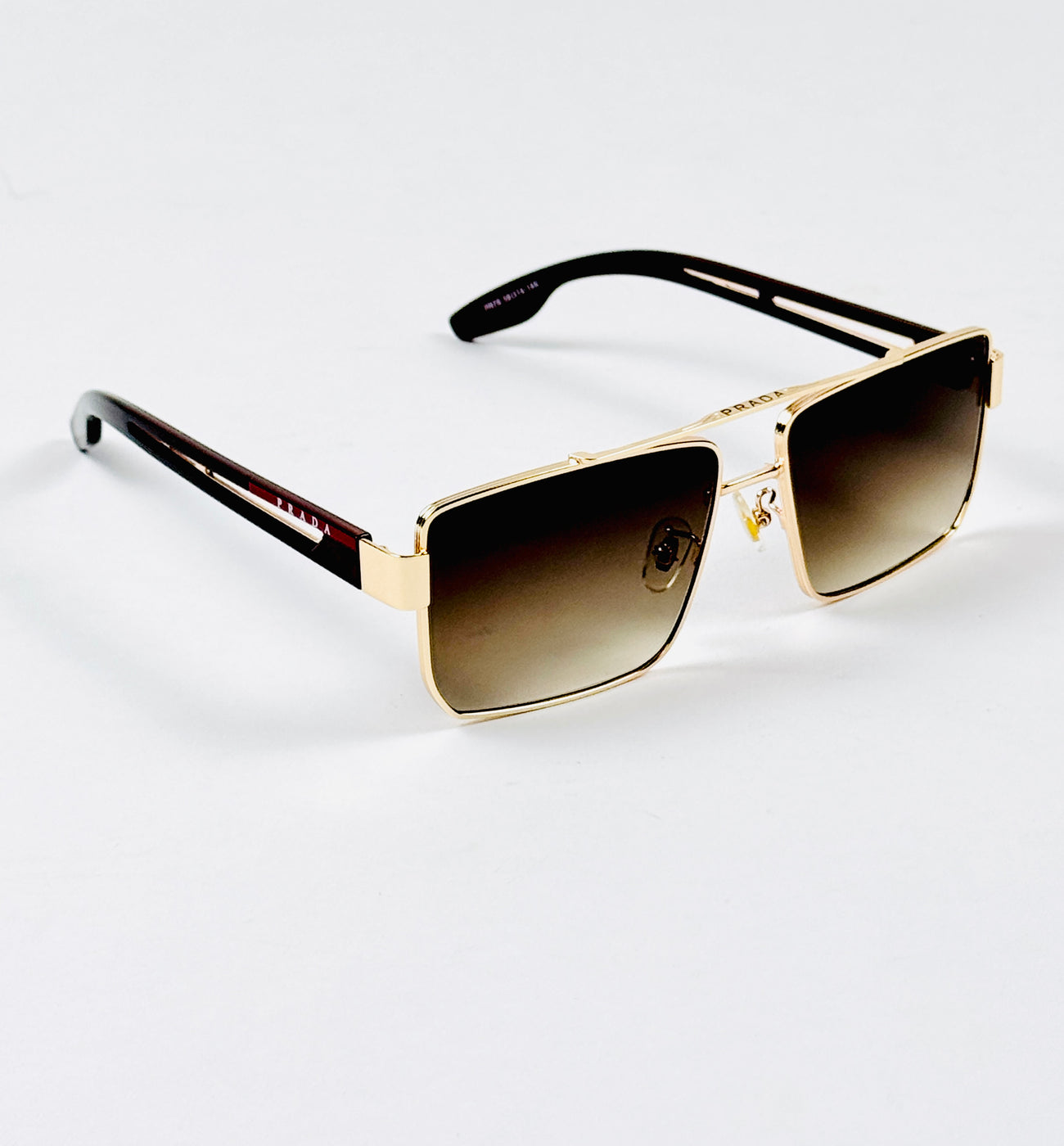 Prada – PR78 – 59 – Golden Brown Gradient – Metal – Sunglasses – Unisex