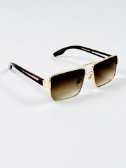 Prada – PR78 – 59 – Golden Brown Gradient – Metal – Sunglasses – Unisex