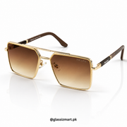Prada – 23303 - 60 – Golden Brown - Metal - Sunglasses – Unisex
