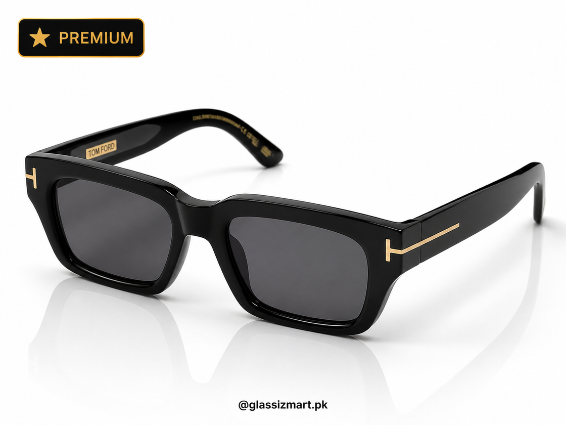 Tom Ford – 120S – 54 – Black –  Acetate - Sunglasses – Unisex - Premium