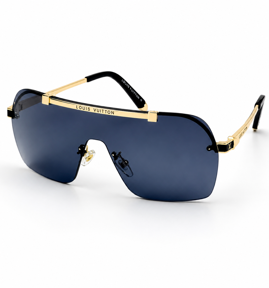 Louis Vuitton – 1232 - 137 – Golden Black - Metal - Sunglasses – Unisex