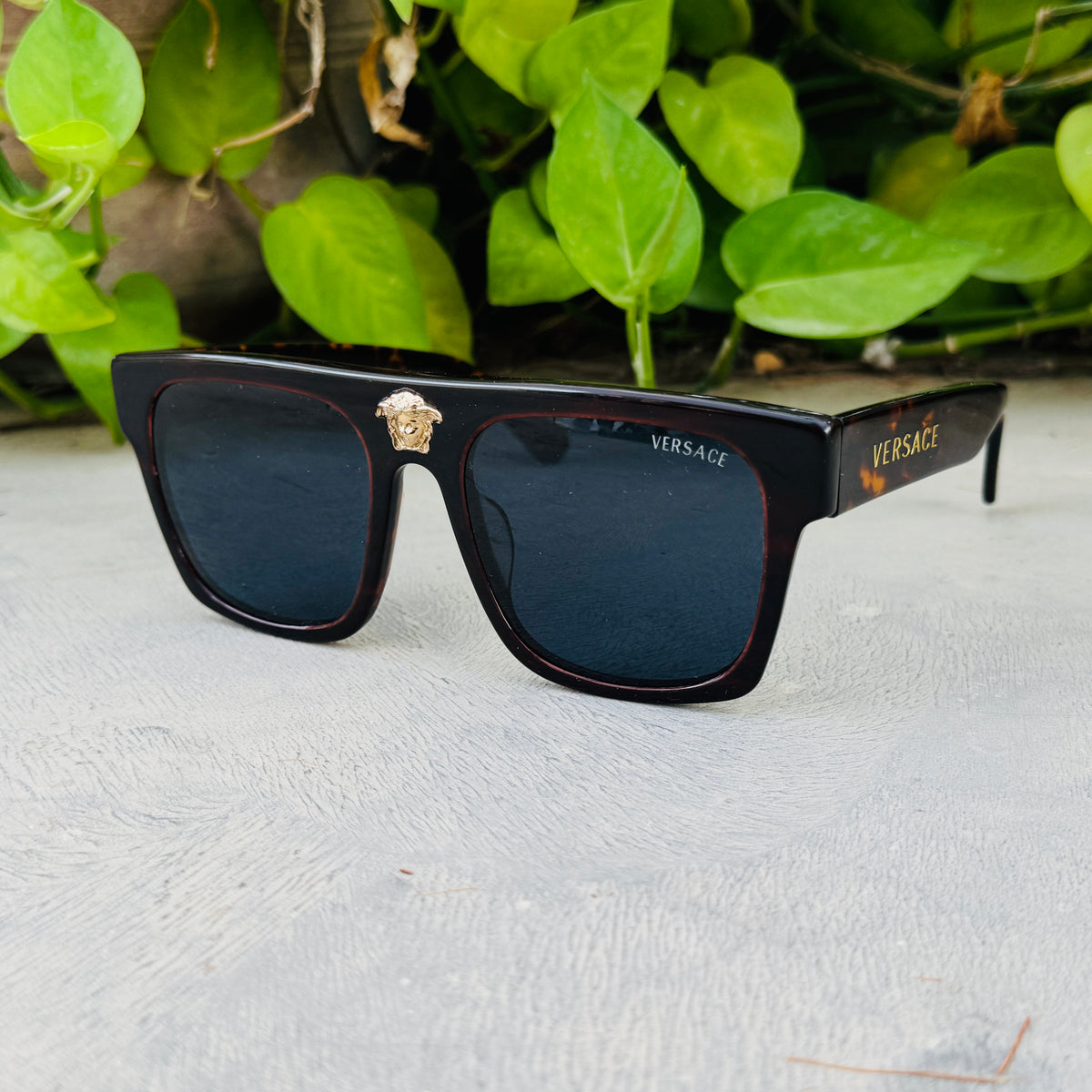 Versace – 4526 - 55 – Tortoise Black – Acetate - Sunglasses – Unisex - Premium