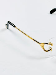 Cartier – 0488 – 56 – Golden - Metal - Optics – Unisex - Premium