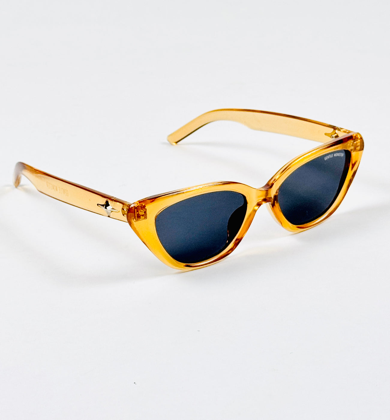Gentle Monster – 9156 – Mustard Black – Acetate – Oval – Sunglasses - Ladies