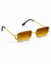 Cartier – CT00920 – 53 – Golden Brown Gradient – Metal - Sunglasses – Rimless - Unisex