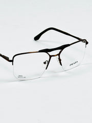 Prada – 18005 – 54 – Brown –  Metal - Optics – Unisex