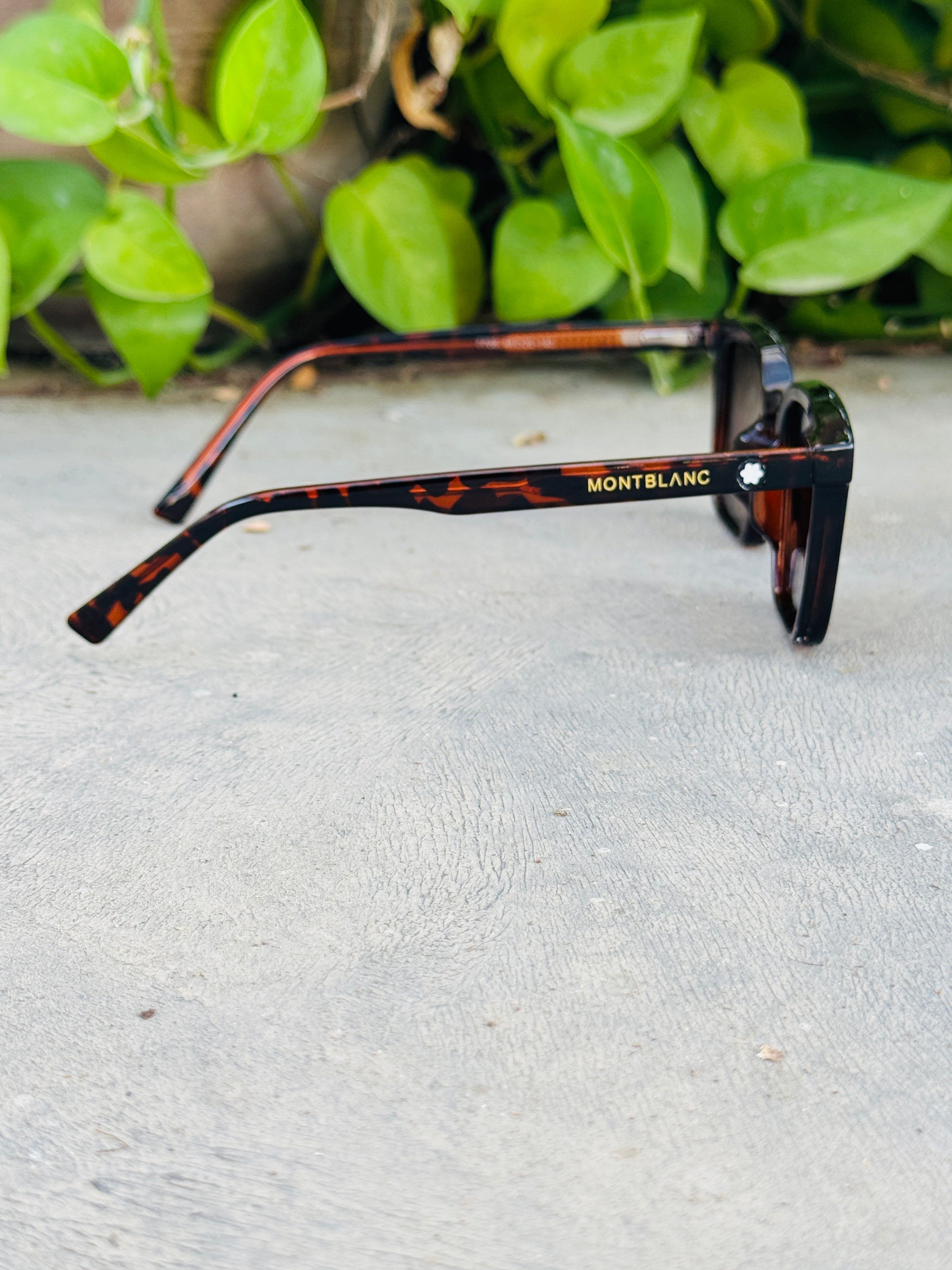 Mont Blanc – 7705 – 48 - Tortoise – Acetate  – Sunglasses - Unisex