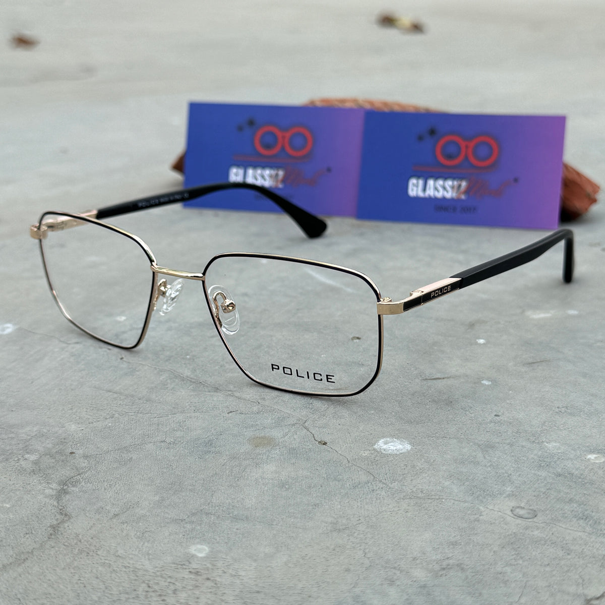 Police – 0301 – 54 – Golden Black – Metal - Optics – Unisex - Premium
