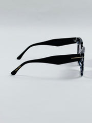 Tom Ford - 36222 – 54 – Black Textured – Acetate – Sunglasses – Ladies