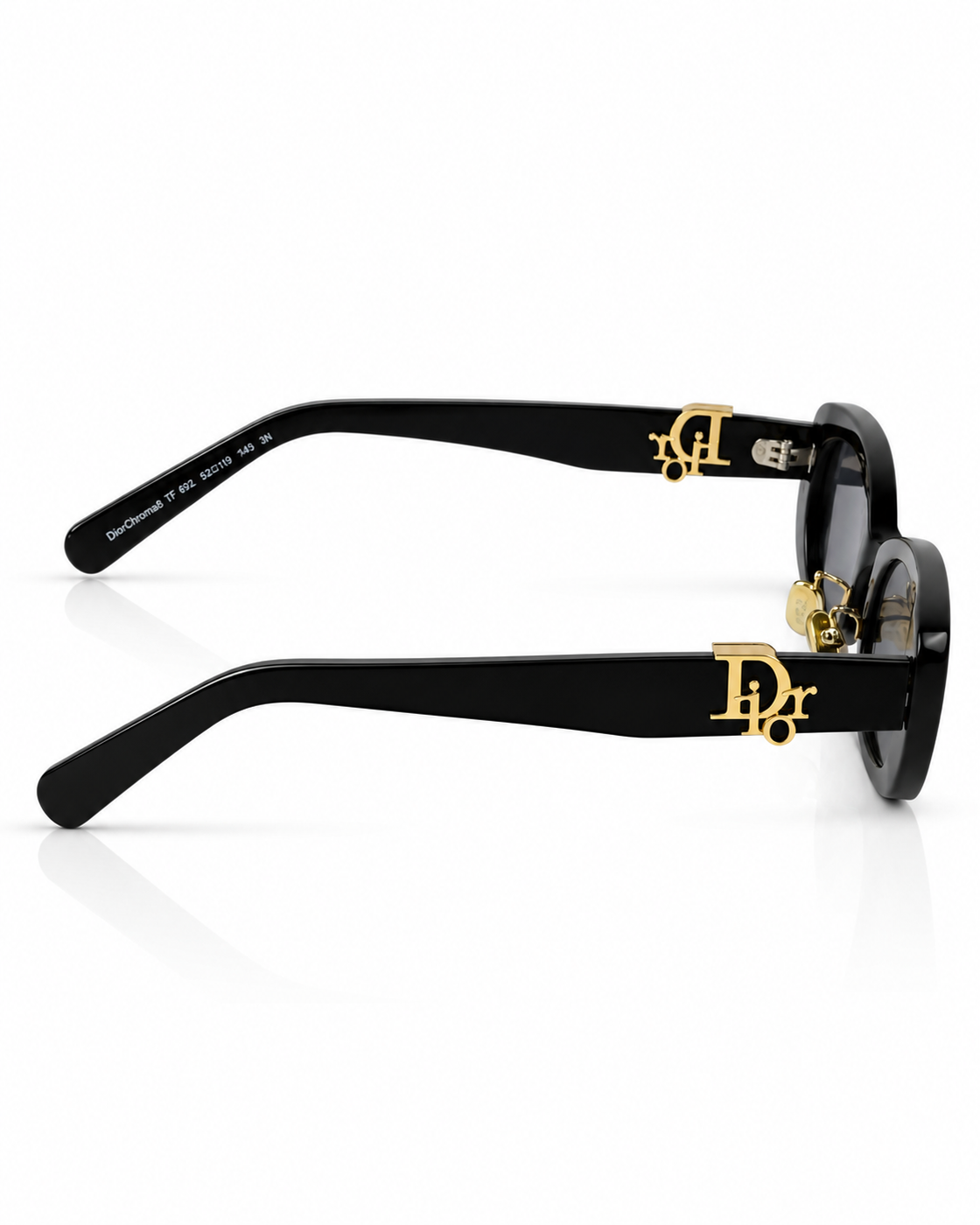 Dior – Oblique - 54 – Black –  Acetate - Sunglasses – Ladies - Premium