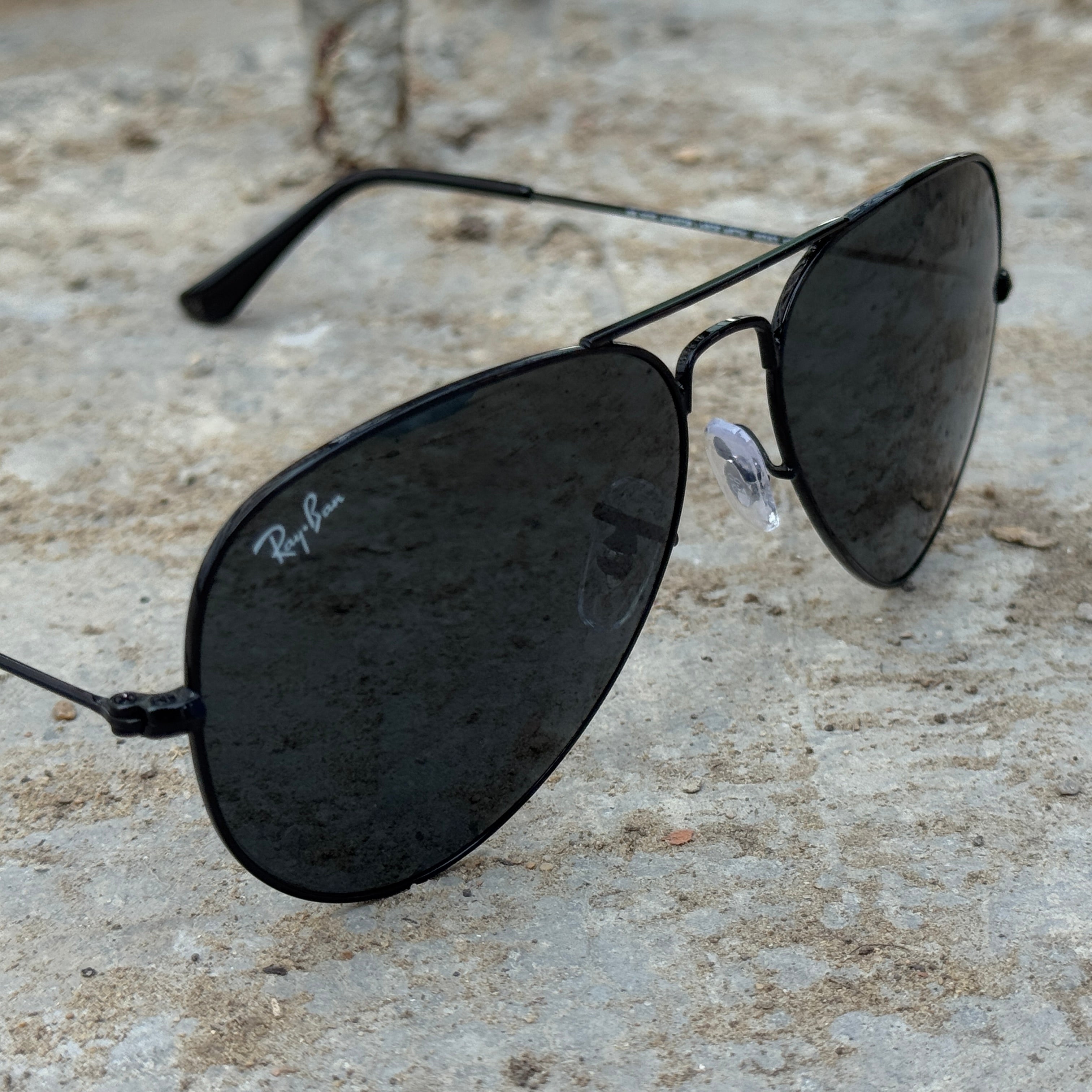 Rayban – 3026 – 58 – Black – Metal – Sunglasses – Unisex - Premium