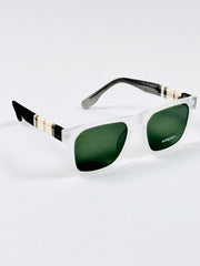 Burberry - 7717 – 53 – White Green – Acetate – Sunglasses – Unisex