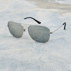 Rayban – 3136 – 58 – Silver Grey – Metal – Sunglasses – Unisex