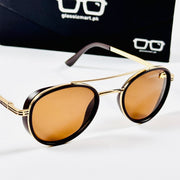 Lacoste – 014 – 53 – Golden Brown – Metal – Sunglasses – Unisex