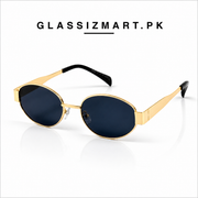Celine – Triomphe - 55 – Golden Black – Metal – Sunglasses - Unisex