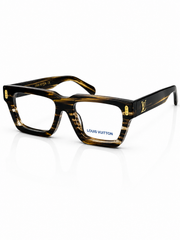 Louis Vuitton - 2216 – 54 – Yellow Textured –  Acetate - Optics – Unisex - Premium