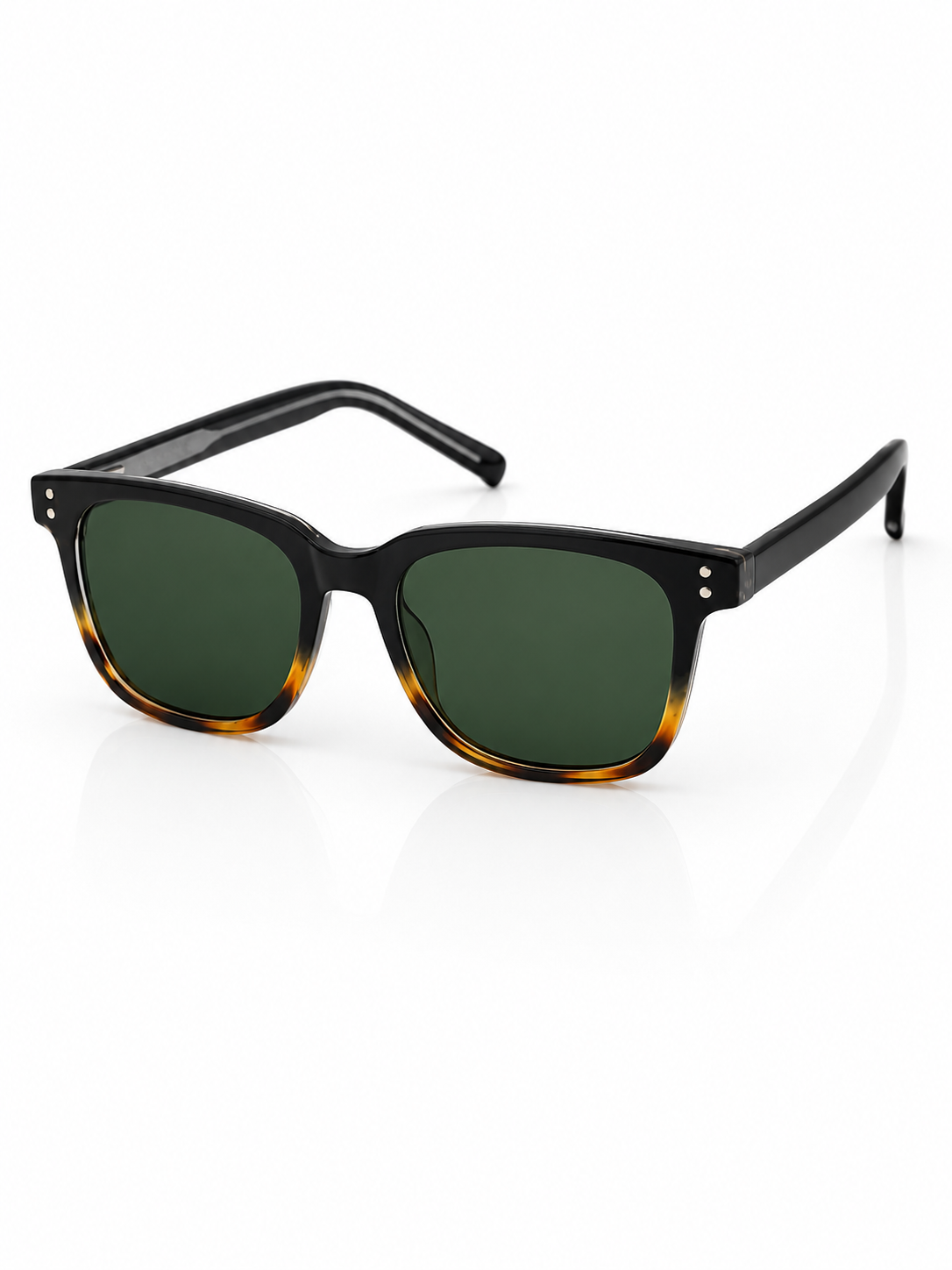 Moscot - 6522 – 51 – Black Green – Acetate – Sunglasses – Unisex