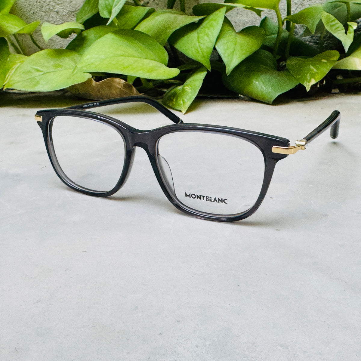 Mont Blanc – 2750 – 55 – Black –  Acetate - Optics – Unisex - Premium