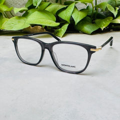 Mont Blanc – 2750 – 55 – Black –  Acetate - Optics – Unisex - Premium