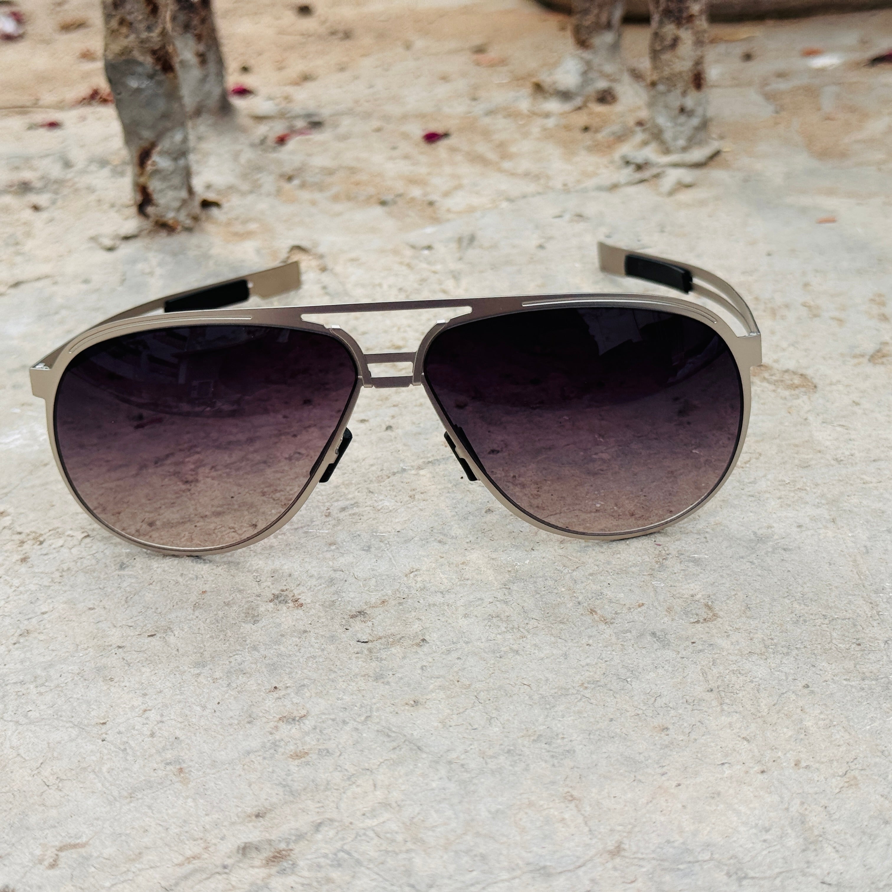 Porsche – 8605 - 63 – Silver - Metal - Sunglasses – Unisex - Premium