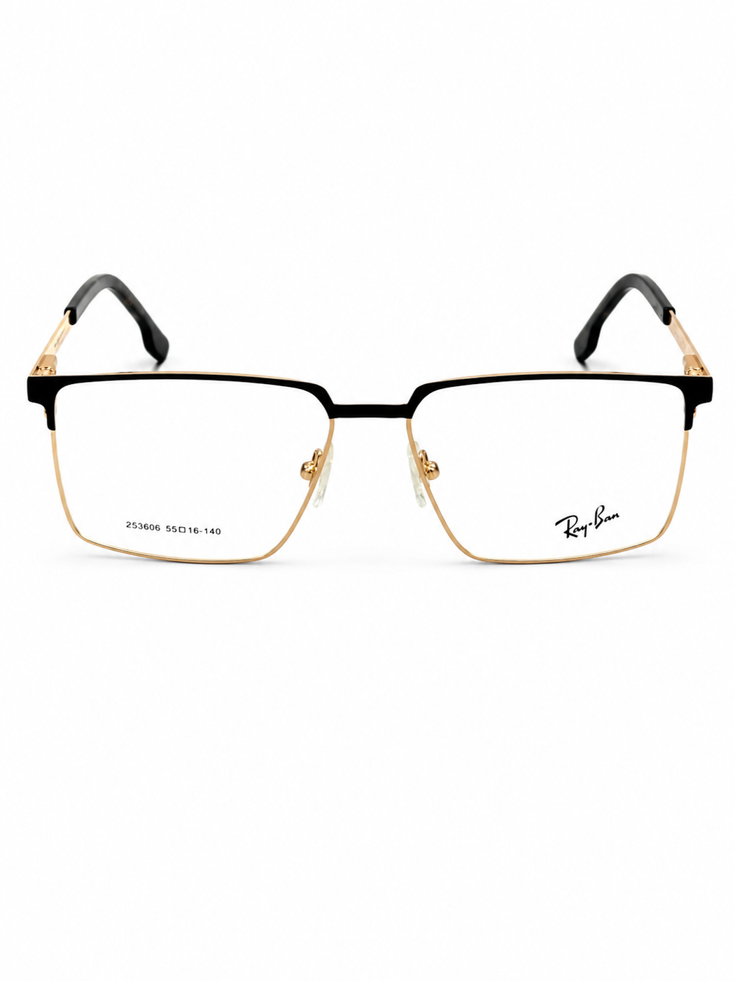 Rayban – 23506 – 55 - Golden Black – Metal – Optics - Unisex