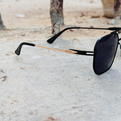 Prada – 19409 - 55 – Black – Metal – Sunglasses