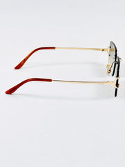 Cartier – 3082 – 62 – Golden Brown – Metal - Sunglasses – Rimless - Unisex