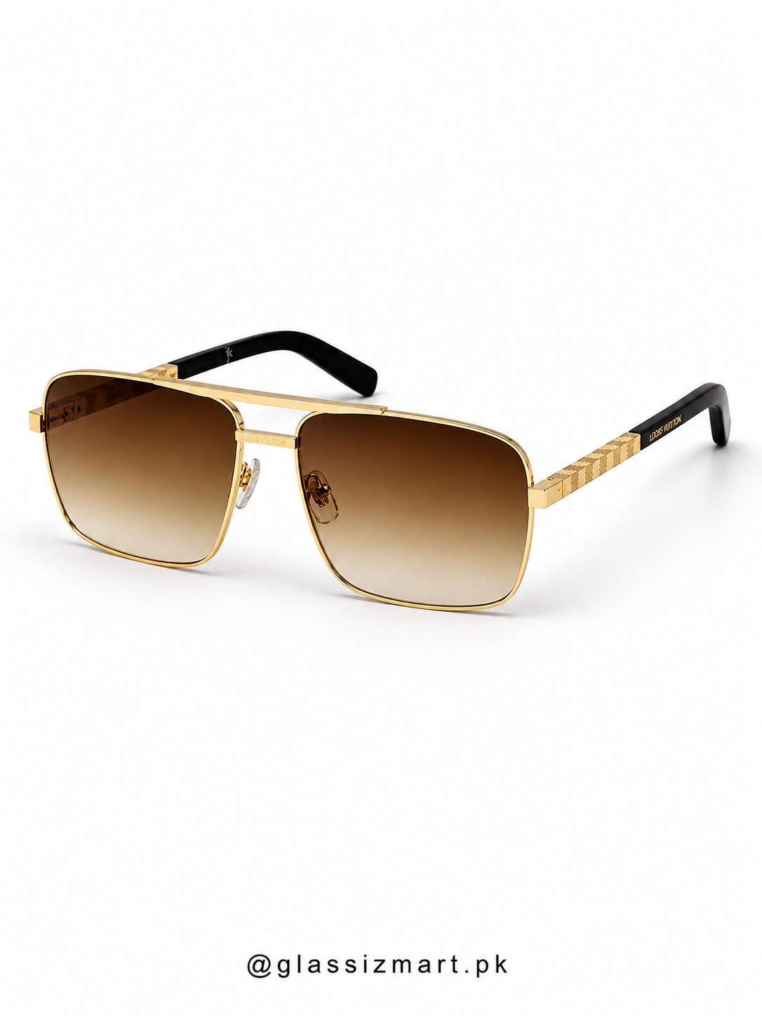 Louis Vuitton – 0259 - 61 – Golden Brown Gradient - Metal - Sunglasses – Unisex - Premium