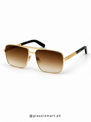 Louis Vuitton – 0259 - 61 – Golden Brown Gradient - Metal - Sunglasses – Unisex - Premium