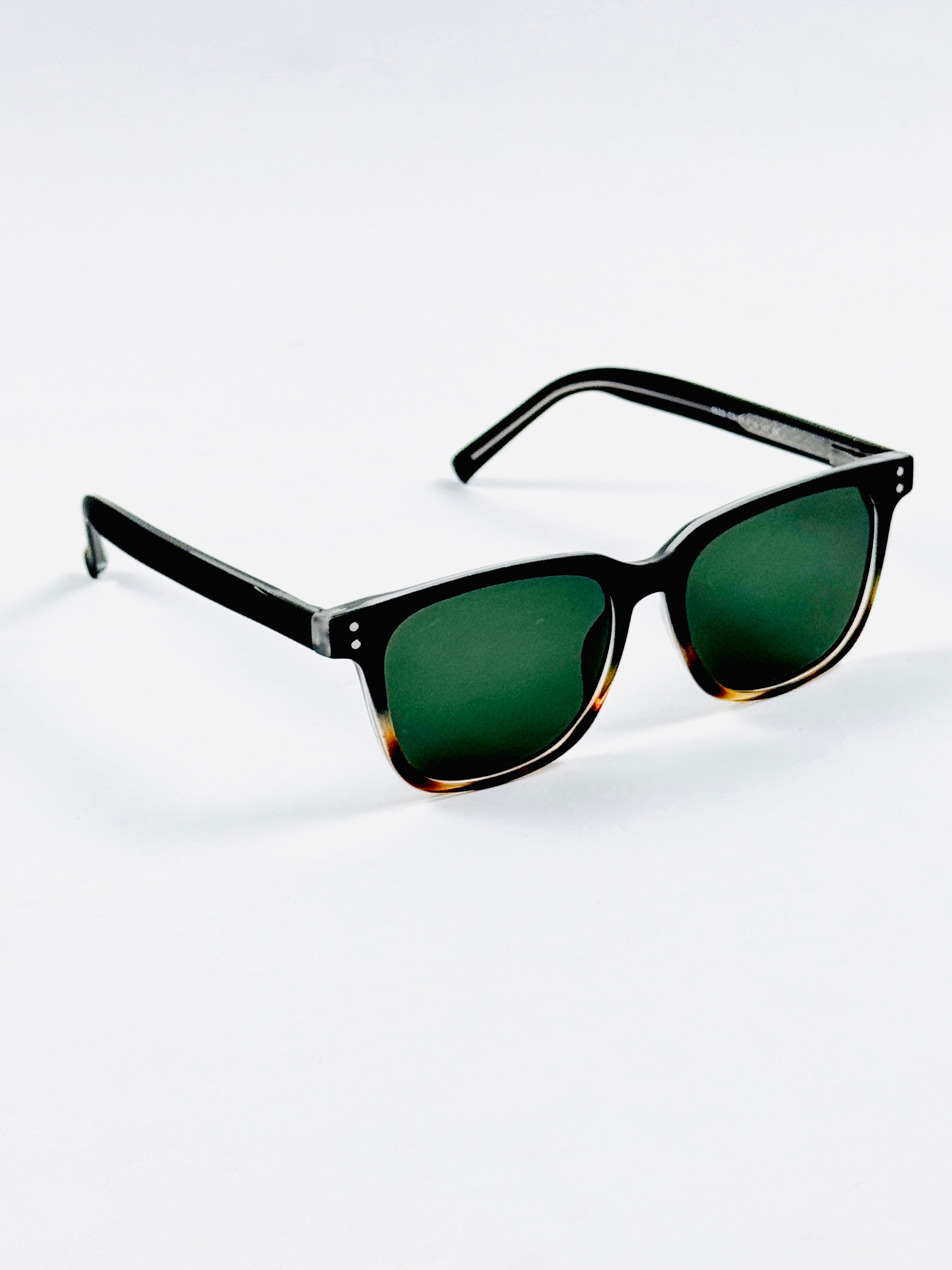 Moscot - 6522 – 51 – Black Green – Acetate – Sunglasses – Unisex