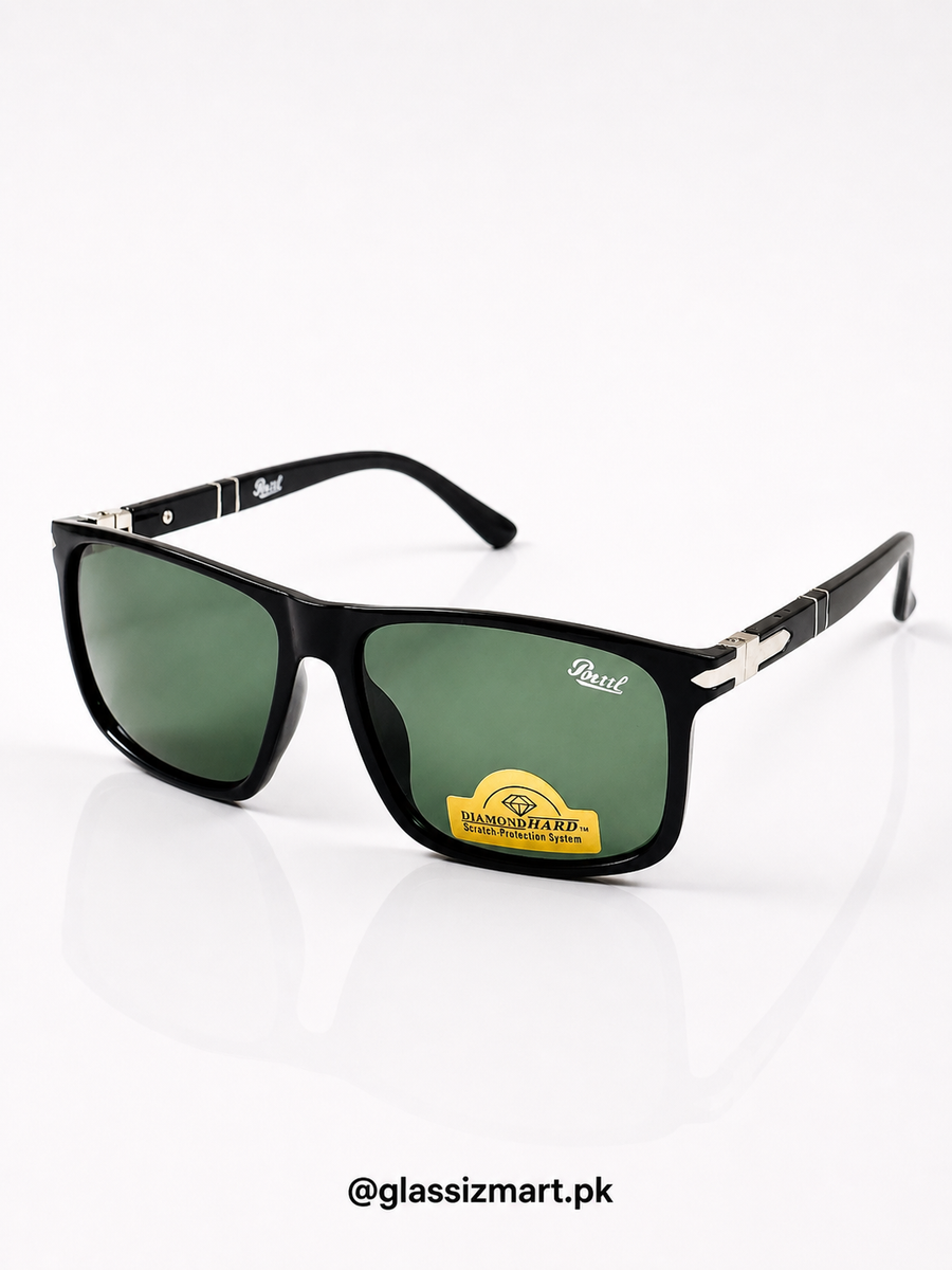 Persol – 4229 - 52 - Black Green – Acetate - Sunglasses – Unisex