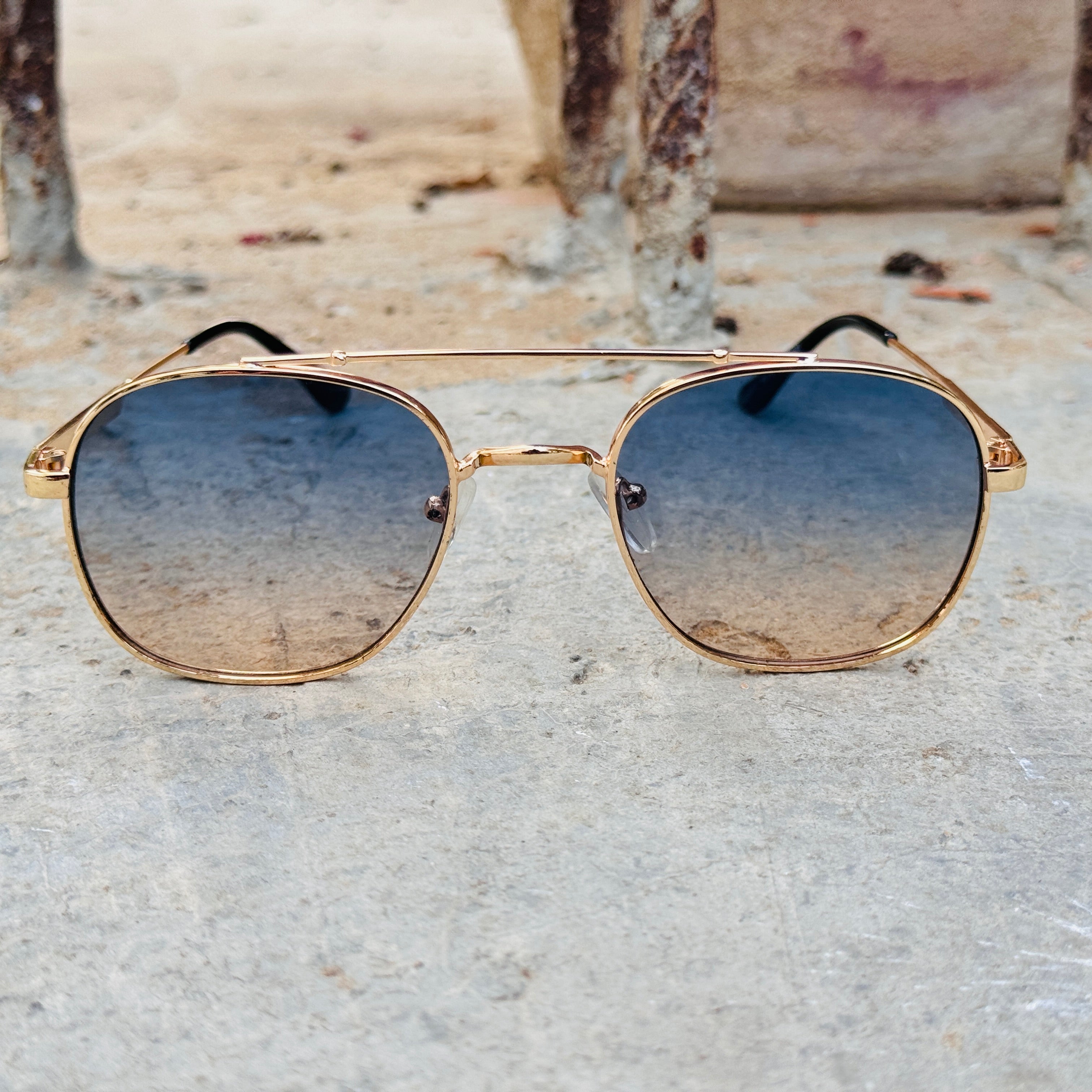 Gucci – 5577 – 56 – Golden Multi – Metal – Sunglasses – Unisex