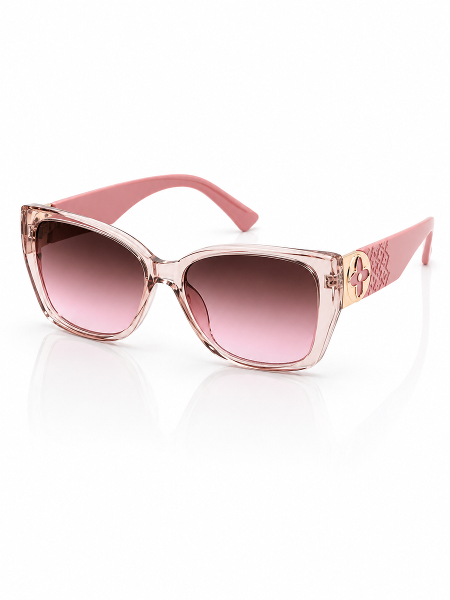 Louis Vuitton - 9044 – 64 – Pink – Acetate – Sunglasses – Ladies
