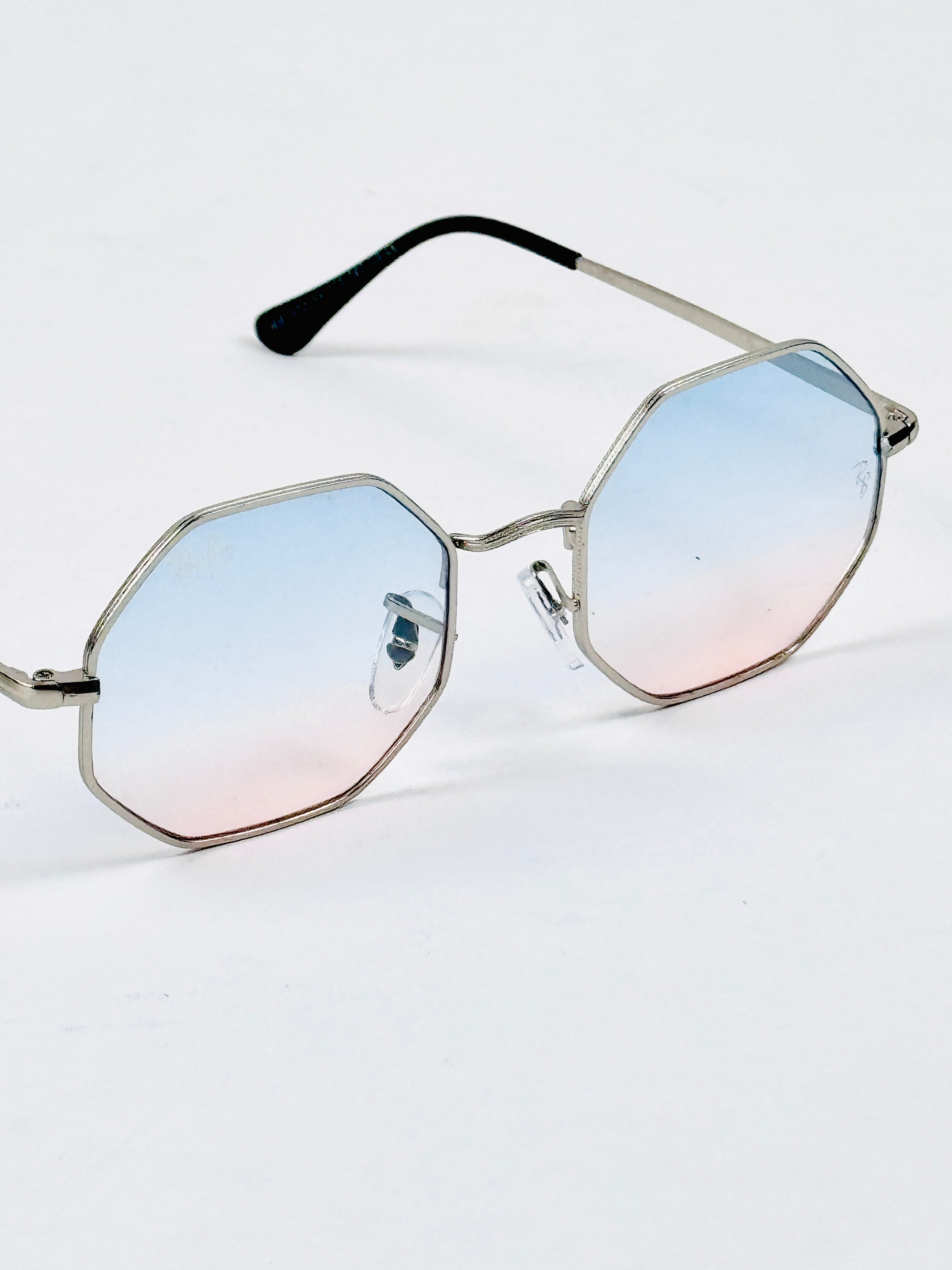 Rayban – 1972 – 55 – Silver Multi – Metal – Sunglasses – Women