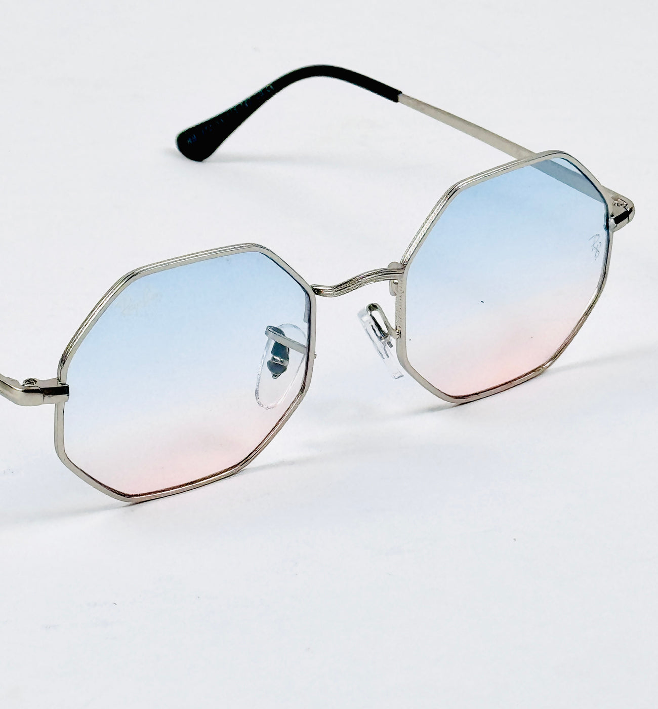 Rayban – 1972 – 55 – Silver Multi – Metal – Sunglasses – Women