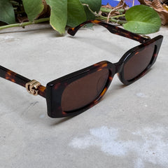 Gucci – 1534 - 55 - Tortoise Brown – Acetate - Sunglasses – Ladies - Premium