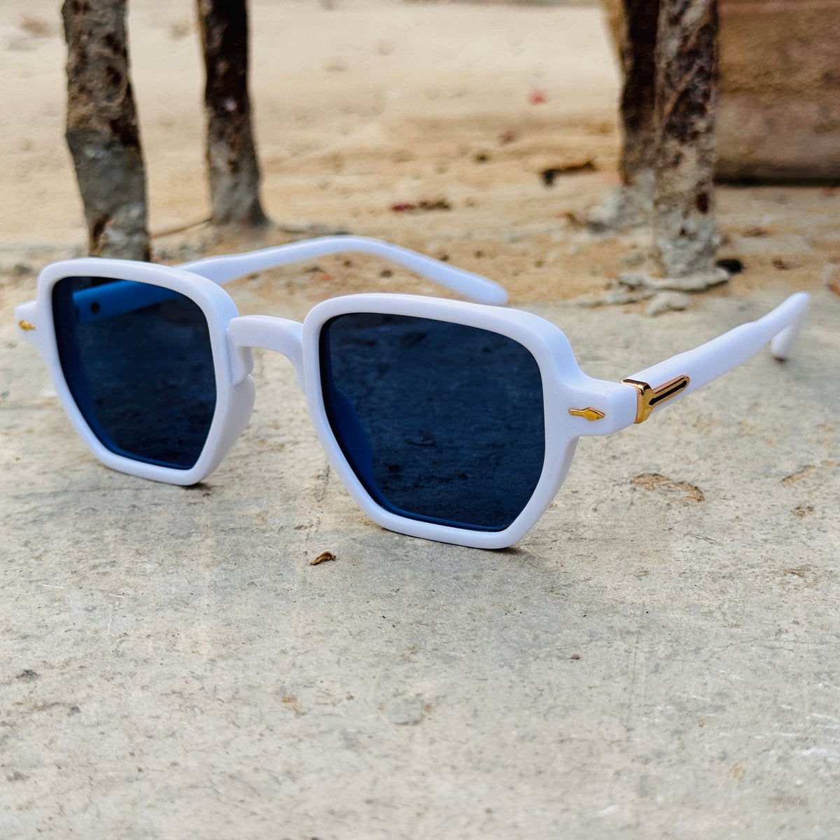 Moscot – 86330 – 48 - Whie Black – Acetate  – Sunglasses - Unisex
