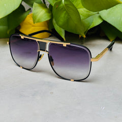 Dita – 2087 - 64 –  Golden Black Gradient - Metal - Sunglasses – Unisex - Premium